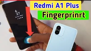 Redmi a1 plus display fingerprint setting/Redmi a1 plus fingerprint screen lock/fingerprint sensor