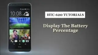 HTC How to use Display  battery percentage on smart phones user guide support
