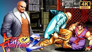 Takuma, Eiji vs Mr Big 💥 Art of Fighting 2 Intense Fights ▰ 4K 60FPS