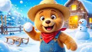 Teddy and the Snow Games ❄️🎿 | Snow Fun on the Farm