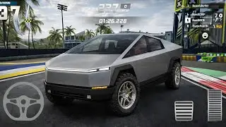 Tesla Cybertruck Extreme Race | Extreme Car Driving Simulator | Car Race Game, Android Mobile Game