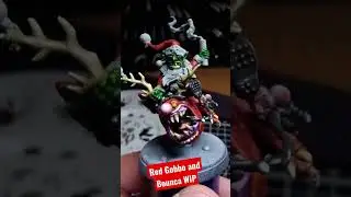 Red Gobbo and Bounca livestream progress #shorts #warhammer #warhammer40k #miniatures #gamesworkshop