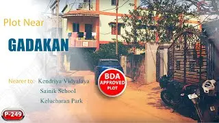 BDA Approved plot Near Kendriya Vidyalaya - 3 Gadakan- Kelucharan Park |