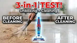 SEZNIK 3-in-1 Vacuum Cleaner Unboxing & Real Cleaning Test | Wet & Dry Mop + Suction Demo Part - 1