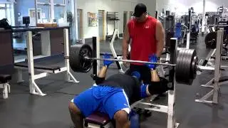 Ray Hopkins Bench press 550 lbs for 3 reps