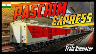 MOST AWAITED TRAIN JOURNEY | 12926 AMRITSAR - BANDRA PASCHIM EXPRESS | INDIAN TRAIN SIMULATOR LIVE