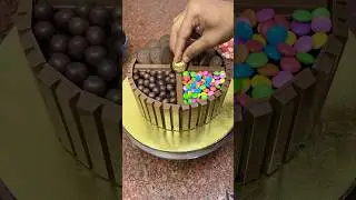 Kitkat chocolate cake decorating ideas #shortsfeed #shorts #trending #kitkatcake #kitkat #chocolate