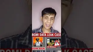 kya bgmi ban ho ri kya | data leak hua ki nhi #bgmi#shorts