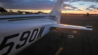 Modesto KMOD ILS 28R Approach in IMC in a Cessna 172R