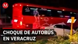 Impacto mortal: Así fue el accidente entre un autobús ruta Tuxtepec-CDMX y un Bora