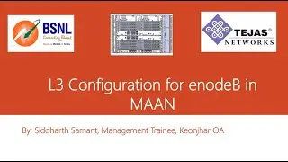 How to do MAAN L3 Configuration for enodeB