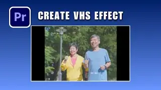 Как создать эффект VHS в Premiere Pro 2026