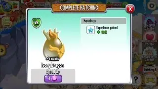 Dragon City Level 69 Gameplay (Got Ivory Dragon Egg from Ultra Tree)
