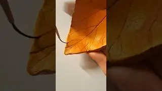 DIY Leaf Bowl with Air Dry Clay 🍃 | Easy Nature-Inspired Craft Tutorial #AirDryClay #fallcrafts