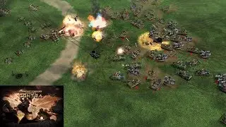 Contra Mod 009 Beta / Zero Hour - China Tank General Very Hard AI - Tank Football
