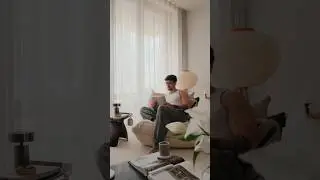 a relaxing morning at home