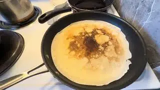Deliciosas crepas con nutella y platanos fritos