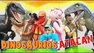 Manito y Maskarin nos salvan de JURASSIC PARK / Kids Play