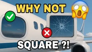 Why are plane ✈️ windows are round ? | skyrush #myfirstvideo 