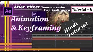 adobe after effects basic animation keyframing tutorial :6 for beginners HINDI||MASTER VFX STUDIO