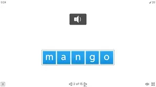 GAME 24-A15 FRUIT (Anagram)