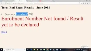 [9TH UPDATE] IGNOU JUNE 2018 TERM END EXAM RESULT 9th UPDATE RELEASED || CHECK YOUR RESULT