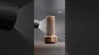 Clean the bolt 🚿 #satisfying #cleantok #restoration #rustremoval #asmr #clean #shorts