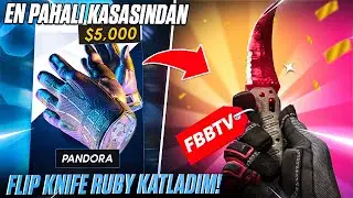 KEYDROPUN EN PAHALI KASASINDAN FLIP KNIFE RUBY KATLADIM!