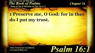 The Book of Psalms | Psalm 16 | Bible Book #19 | The Holy Bible KJV Read Along Audio/Video/Text