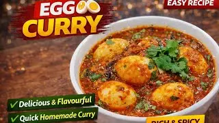 Easy Egg Curry Recipe | Tasty Homemade Anda Curry 🍳