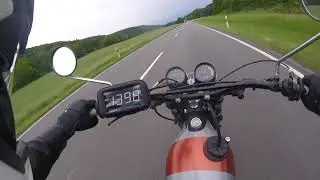 Yamaha XT 500 TOP SPEED