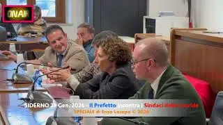 SIDERNO 29 Gennaio 2026 - Il Prefetto incontra i Sindaci della Locride - Gli interventi (by EL)