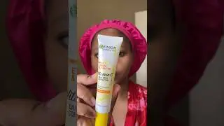 Skincare routine with Garnier #youtubemadeforyou #youtubeshorts #skincare #skincareroutine #shorts