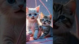 PitiCat & Max&rsquo;s Yarn Chaos! 🧶🐾 &ndash; Cutest Tangled Kittens Ever! 😂#cat #kitten #cutecat#kucing #meaow