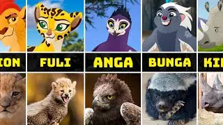 The Lion Guard Characters in Real Life