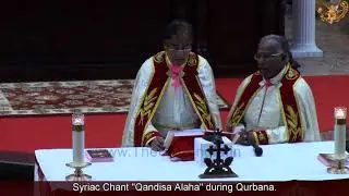 Aramaic Project-73. Amazing congregational singing of Qandisa Alaha at  Chicago Cathedral.3July2017