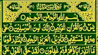 Surah Yaseen Surah Rahman | Best Qur'an recitation | Yaseen Surah full | Yaseen Sharif | Quran | 069