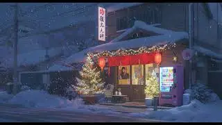 Snowy Christmas Night ❄️ Soft Lofi Mix for Calm Winter Mood