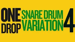 One Drop Snare Drum Variation #4: The VIRTUOSO FINALE (Advanced Drum Lesson) #Shorts #reggaedrums
