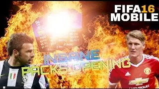 FIFA 16 MOBILE IOS / ANDROID TOTY INSANE PACKS OPENING!!RARE PLAYERS!! RARE GOLD CHAMPION!!