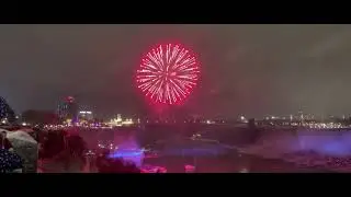 New Year's Eve Fireworks at Niagara Falls [2025]