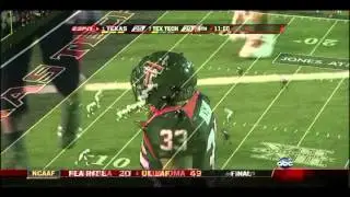 Malcom Williams TD vs Texas Tech