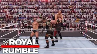 WWE 2K22 - 30 Man Royal Rumble Match - Royal Rumble 2021 | PS5
