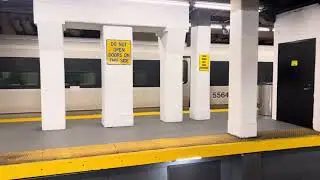 New York Penn Station: Amtrak Amfleet #82609/#82601 on Track 18 + NJ Transit Comet #5564 on Track 17