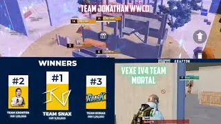 Vexe wipes Team Mortal | Team Snax BGMI Launch Party winners