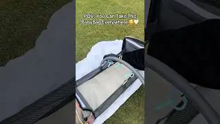 The easy- portable and extendable babybag! #mother #baby #backpack
