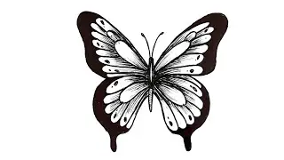 How to Draw a Butterfly Step-by-Step | Easy Butterfly Drawing Tutorial for Beginners