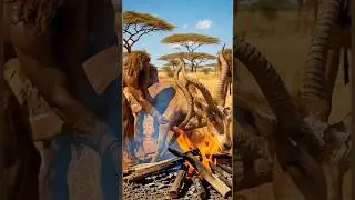 &ldquo;Primitive Hunters of the African Savanna &ndash; Neanderthals Carrying Their Hunt (8K Ultra Realistic)&rdquo;
