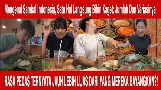 The many types of chili sauce in Indonesia surprised this Korean couple!