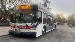 2024 New Flyer XDE40 #3711 Route 104 (Half Ride)